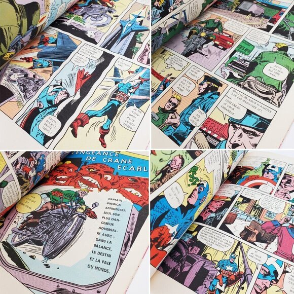 Captain America Satan's Angels French Comic Book Vintage 1979 Aredit Artima TPB - Picture 7 of 10